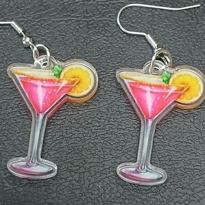 NWT Brand New Never Worn Cocktail Pierced Earrings